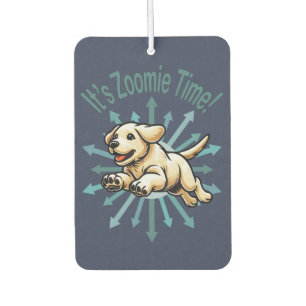 It’s Zoomie Time Golden Lab Car Air Freshener