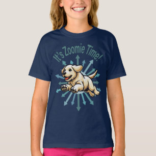 It’s Zoomie Time Golden Lab T-Shirt