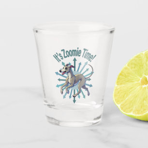 It’s Zoomie Time Greyhound Shot Glass