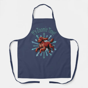 It’s Zoomie Time Irish Setter Apron