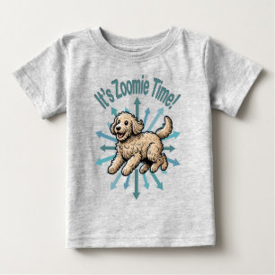 It’s Zoomie Time Labradoodle Baby T-Shirt