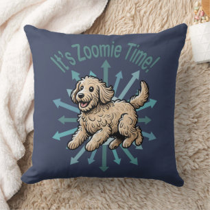 It’s Zoomie Time Labradoodle Cushion