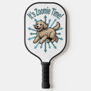 It’s Zoomie Time Labradoodle Pickleball Paddle