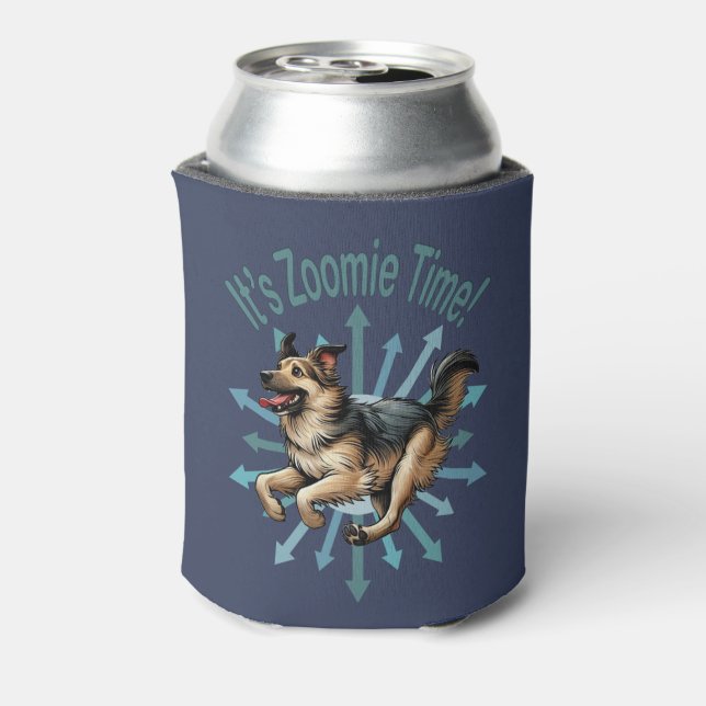 It’s Zoomie Time Large Mutt Can Cooler (Can Back)
