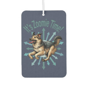 It’s Zoomie Time Large Mutt Car Air Freshener