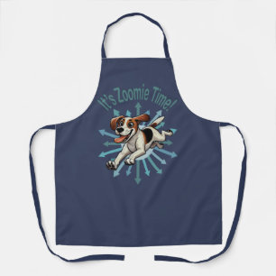 It’s Zoomie Time Medium Beagle Mutt Apron