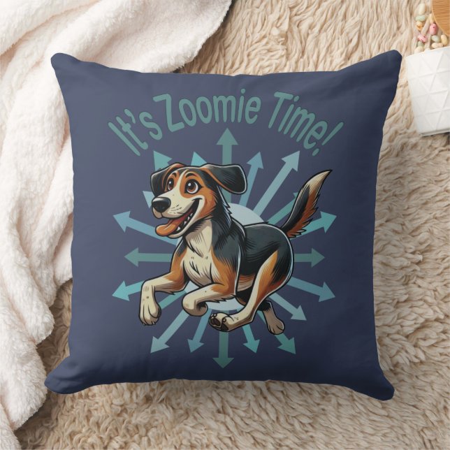 It’s Zoomie Time Medium Mutt Cushion (Blanket)