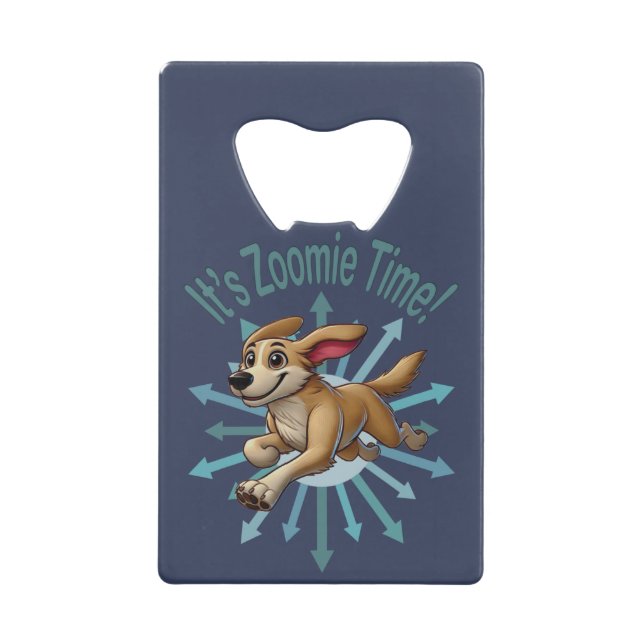 It’s Zoomie Time Medium Tan Mutt (Front)