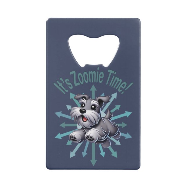 It’s Zoomie Time Miniature Schnauzer (Front)
