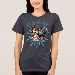 It’s Zoomie Time Mutt Tri-Blend Shirt