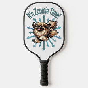 It’s Zoomie Time Pekingese Pickleball Paddle