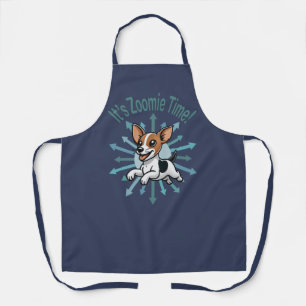 It’s Zoomie Time Rat Terrier Apron