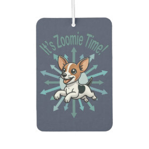 It’s Zoomie Time Rat Terrier Car Air Freshener