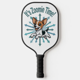 It’s Zoomie Time Rat Terrier Pickleball Paddle