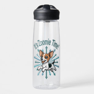 It’s Zoomie Time Rat Terrier Water Bottle
