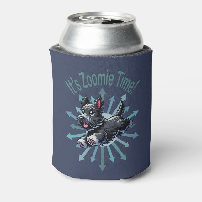 It’s Zoomie Time Scottish Terrier Can Cooler (Can Back)