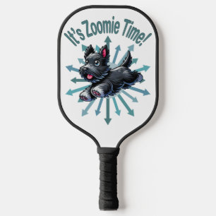 It’s Zoomie Time Scottish Terrier Pickleball Paddle