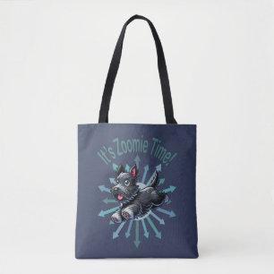 It’s Zoomie Time Scottish Terrier Tote Bag
