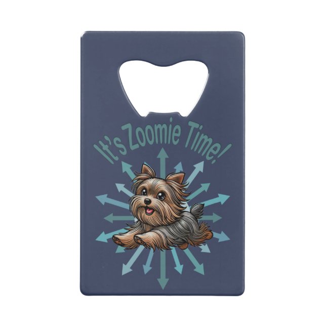 It’s Zoomie Time Yorkshire Terrier (Front)