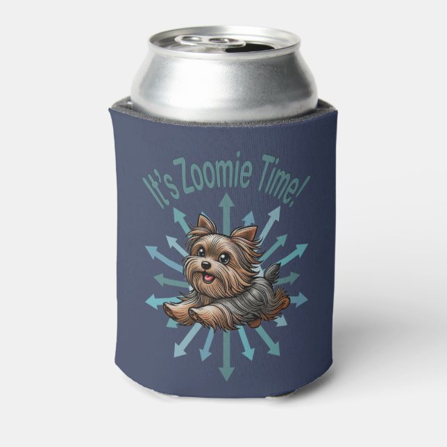 It’s Zoomie Time Yorkshire Terrier Can Cooler (Can Back)