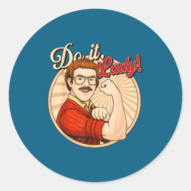 It Saying Classic Round Sticker (Front)