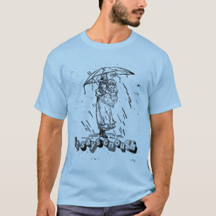 It Says Enough–Mother & Daughter in Rain Emotional T-Shirt