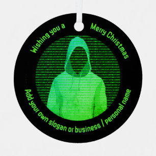 IT Security at Christmas - Stay Secure Promotional Metal Tree Decoration