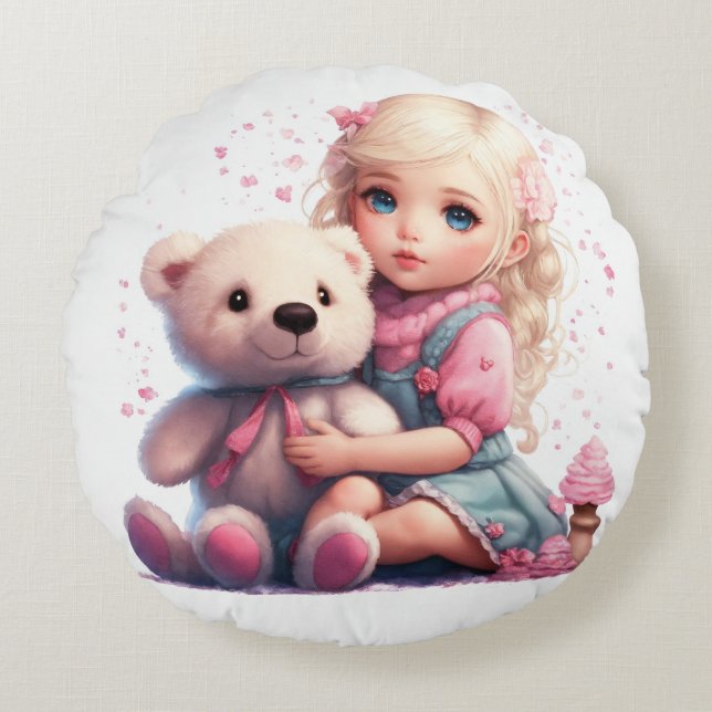 It seems like you've provided a title. How can I a Round Cushion (Front)