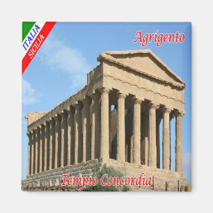 IT - Sicily - Agrigento - Temple of Concordia Magnet