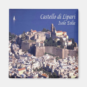 IT - Sicily - Lipari - Castle Magnet