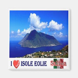 IT - Sicily - Salina - I Love Magnet