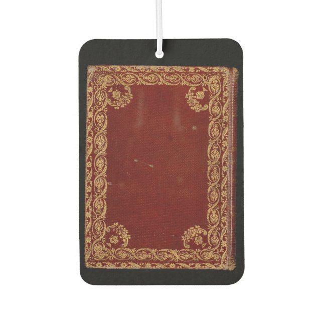 It Smells Like An Old Book In Here Car Air Freshener (Front)