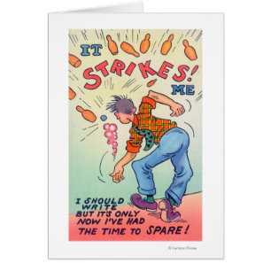 It Strikes Me, Cartoon Man Bowling
