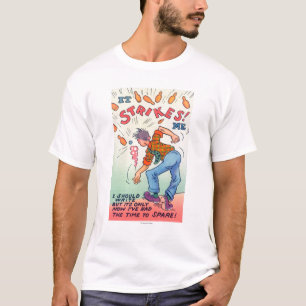 It Strikes Me, Cartoon Man Bowling T-Shirt