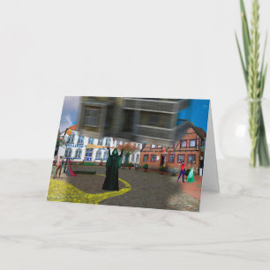 It Suddenly All Went Wrong for the Wicked Witch Holiday Card