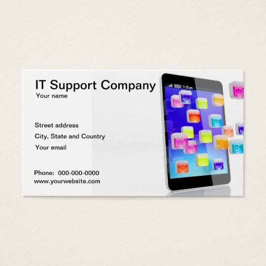 IT Support Company Business Card