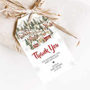 It Take a Village Baby Shower Favor Tags