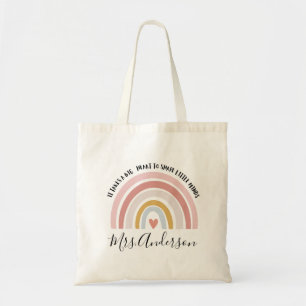 It Takes A Big Heart To Shape Little Minds, Custom Tote Bag