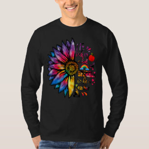 It Takes A Lot Of Sparkle To Be A Teacher Sunflowe T-Shirt