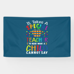 It Takes A Special Teacher Banner