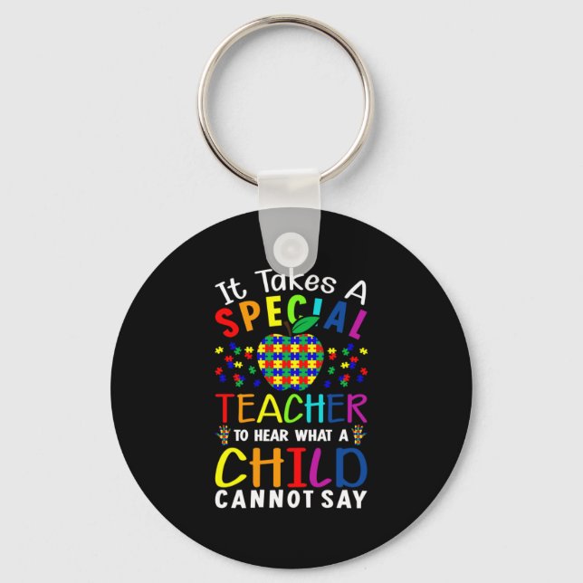 It Takes A Special Teacher Key Ring (Front)