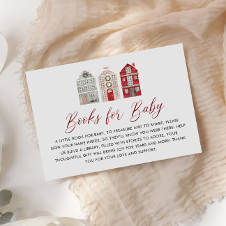 It Takes a Village Baby Shower  Books for Baby Enclosure Card