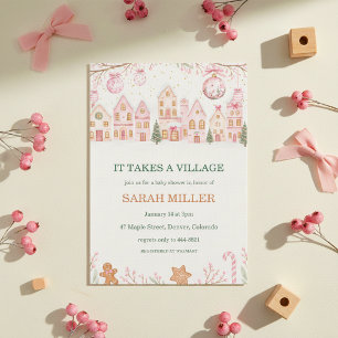 It Takes a Village Baby Shower Invitation