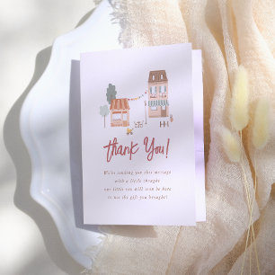 It Takes A Village Baby Shower Thank You Card