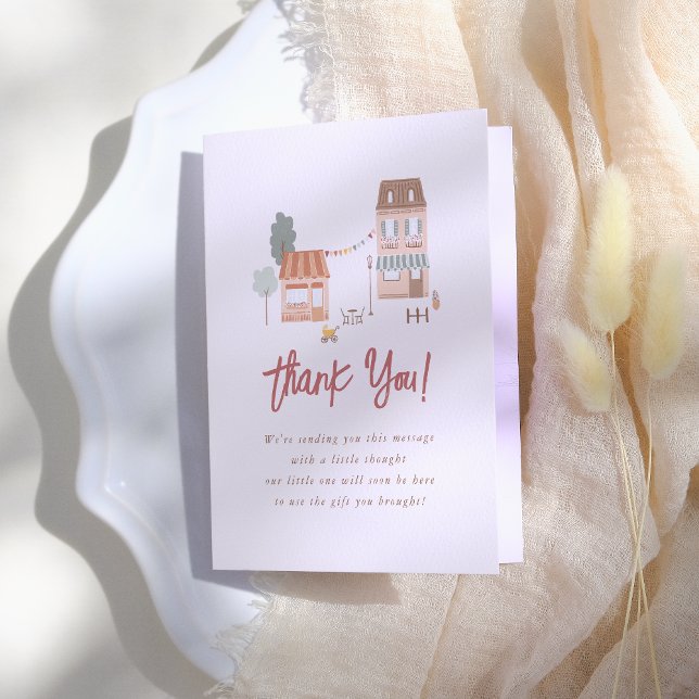 It Takes A Village Baby Shower Thank You Card (Creator Uploaded)