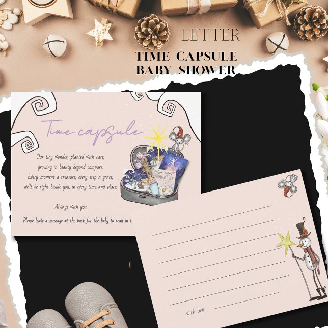 It Takes a Village Baby Shower Time Capsule Card (It Takes a Village Baby Shower Time Capsule Card)