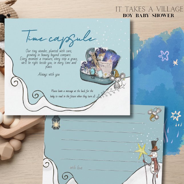 It Takes a Village: Ice Blue Time Capsule Card (It Takes a Village Ice Blue Time Capsule Card)