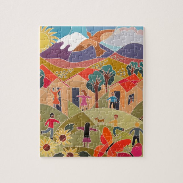 It Takes A Village Jigsaw Puzzle (Vertical)