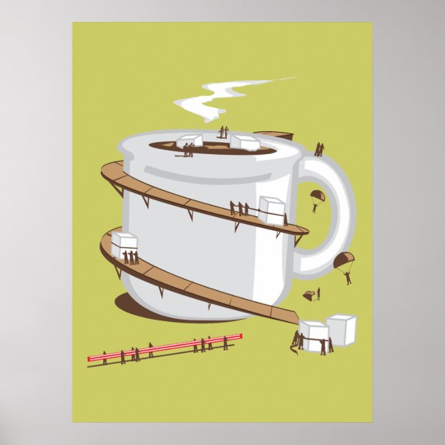 It Takes a Village To Wake Me Up Print (Front)