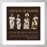 It Takes a Village - Tribal African Heritage Frame